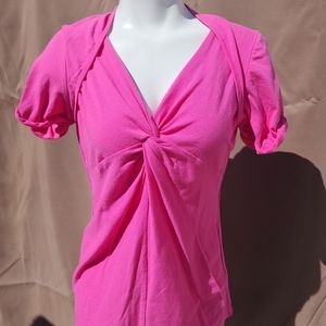 Women's Pink Top with Knot